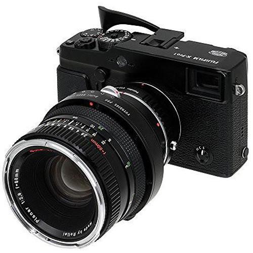 FotodioX Pro Lens Mount Double Adapter for Rollei 6000 and Canon EOS Lenses to Fuji X-Series Mount