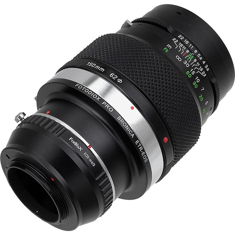 FotodioX Pro Mount Adapter for Bronica ETR Lens to Micro Four Thirds Camera