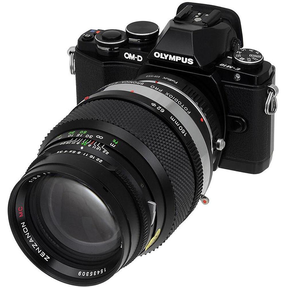 FotodioX Pro Mount Adapter for Bronica ETR Lens to Micro Four Thirds Camera