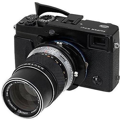 FotodioX Pro Shift Mount Adapter for Olympus OM-Mount Lens to Fujifilm X-Mount Camera