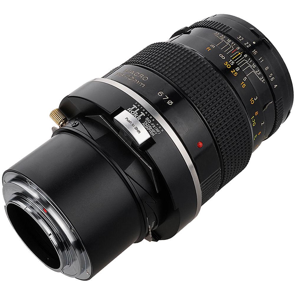 FotodioX Pro TLT ROKR Tilt Shift Lens Mount Adapter for Bronica SQ Lens to Fuji X-Mount Camera