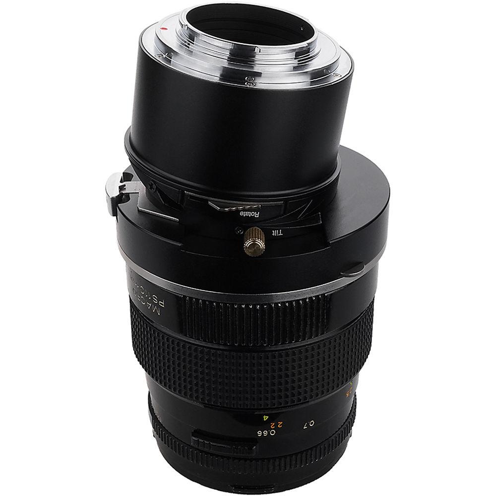 FotodioX Pro TLT ROKR Tilt Shift Lens Mount Adapter for Bronica SQ Lens to Fuji X-Mount Camera