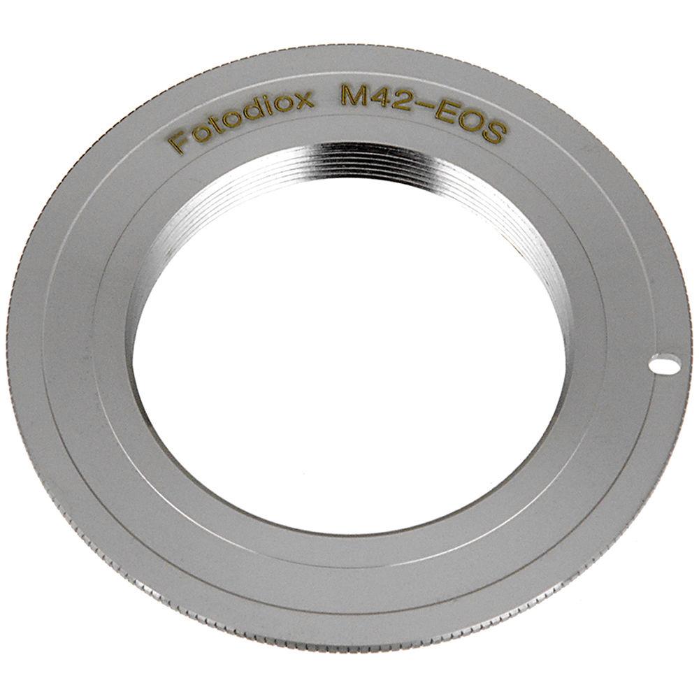 FotodioX Type 1 Pro Lens Mount Adapter with Generation v10 Focus Confirmation Chip for M42-Mount Lens to Canon EF or EF-S Mount Camera