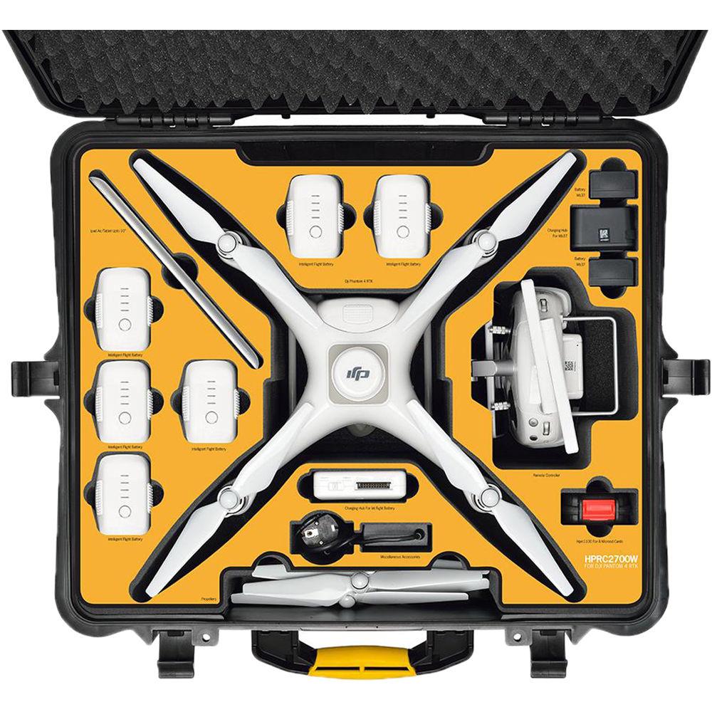 HPRC Hard-Shell Wheeled Travel Case for DJI Phantom 4 RTK