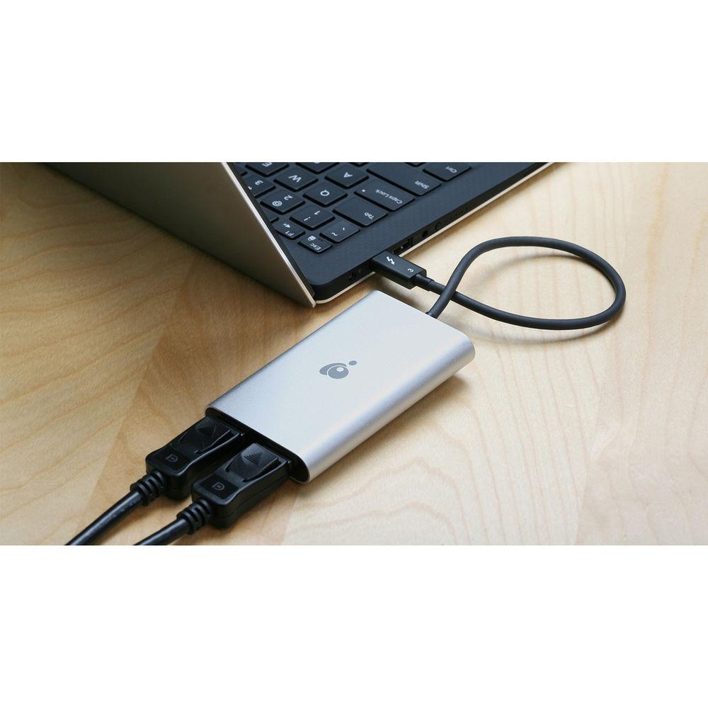 IOGEAR Thunderbolt 3 to Dual 4K DisplayPort Adapter