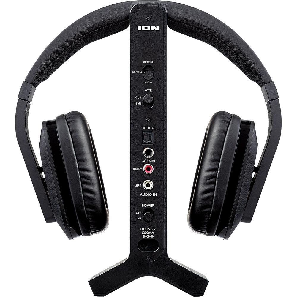 ION Audio Telesounds Wireless Headphone System with Transmitter Base