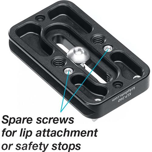 Kirk KLP-260 Quick Release Lens Plate for Select Telephoto Lenses