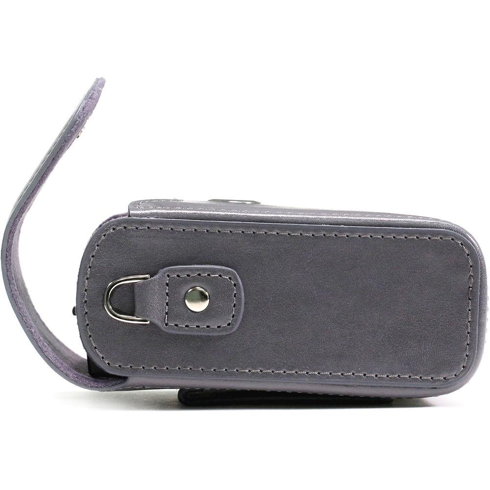 MegaGear Leather Camera Case with Strap for Panasonic Lumix ZS200, TZ200, Leica C-Lux