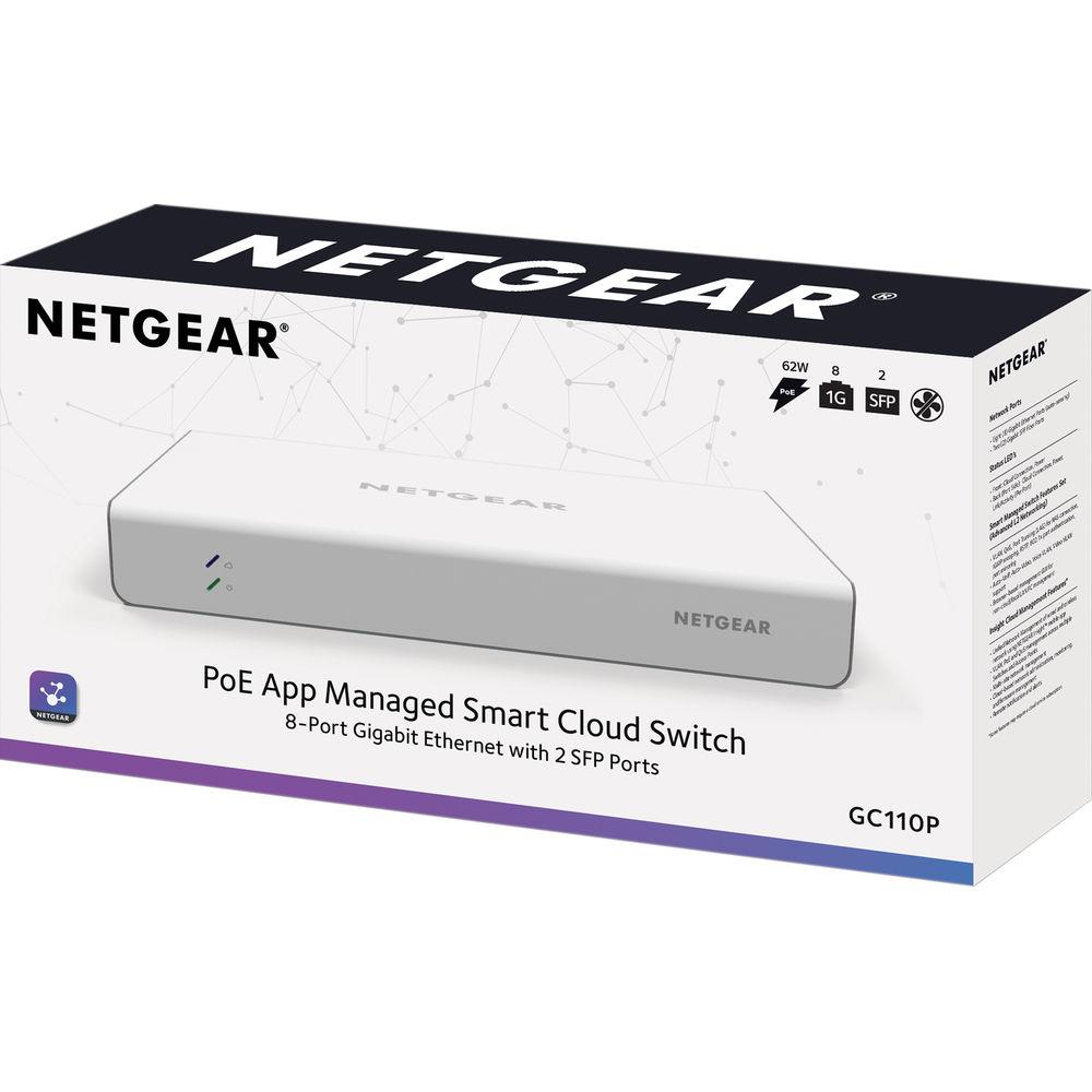 Netgear Insight 8-Port 1G Managed PoE Smart Cloud Switch