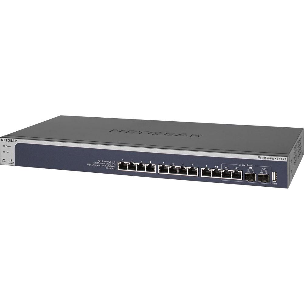 Netgear ProSAFE XS712T 12-Port 10-Gigabit Ethernet Smart Managed Switch