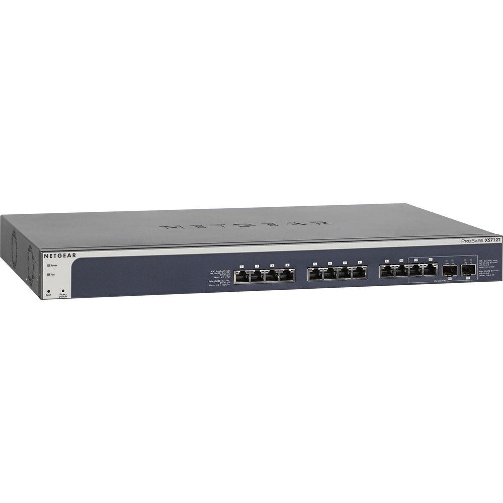Netgear ProSAFE XS712T 12-Port 10-Gigabit Ethernet Smart Managed Switch