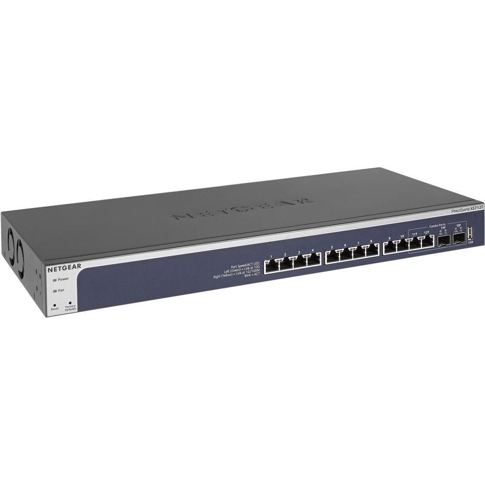 Netgear ProSAFE XS712T 12-Port 10-Gigabit Ethernet Smart Managed Switch