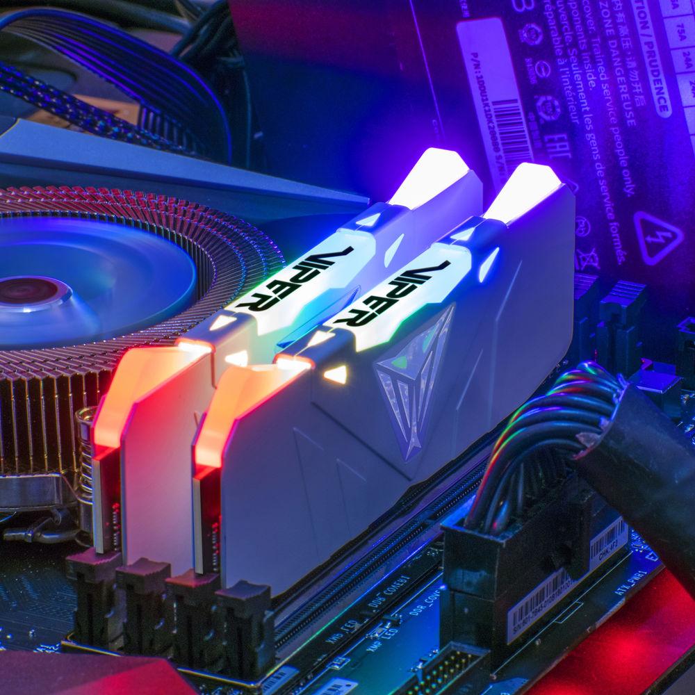 Patriot 16GB Viper RGB Series DDR4 2666 MHz UDIMM Memory Module Kit