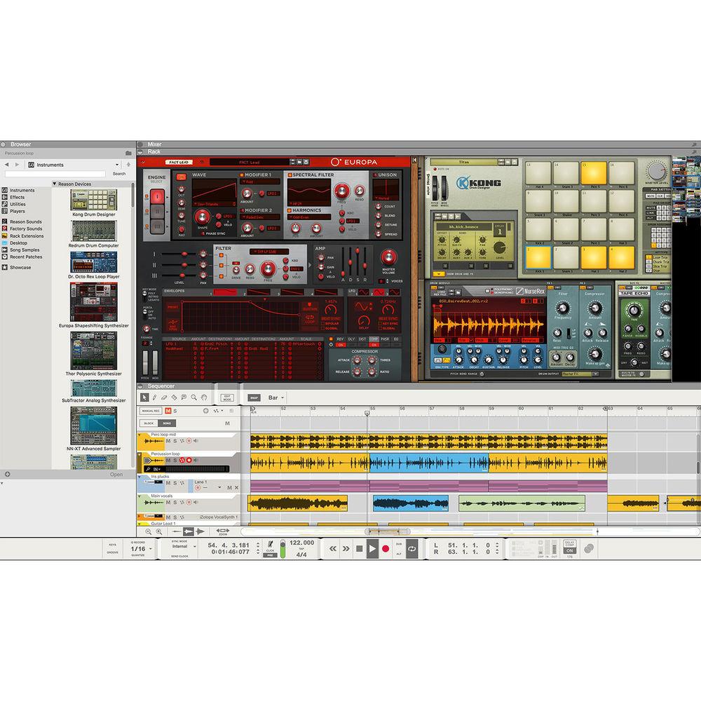 Propellerhead Software Reason 10 Intro - Music Production Software
