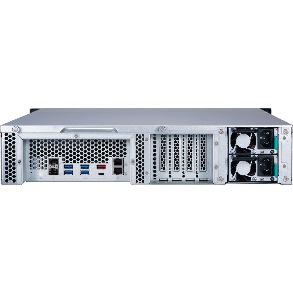 QNAP TS-1277XU 2U 12-Bay Rackmount NAS iSCSI IP-SAN with Redundant Power Supply