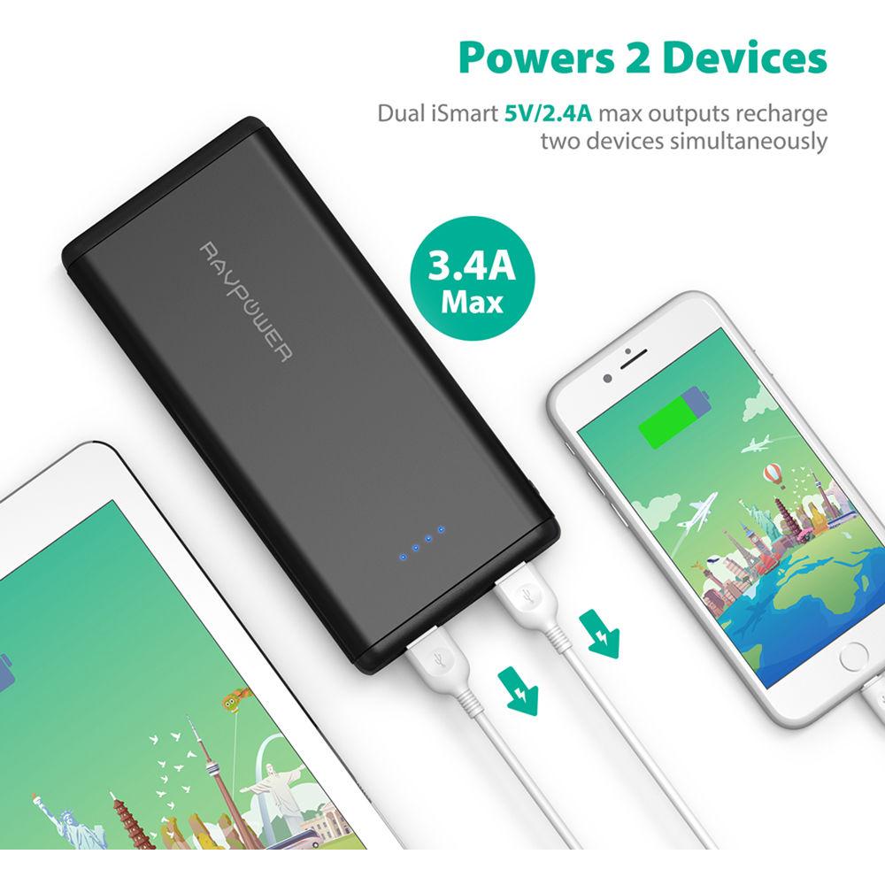 RAVPower 20,000mAh RP-PB006 Power Bank