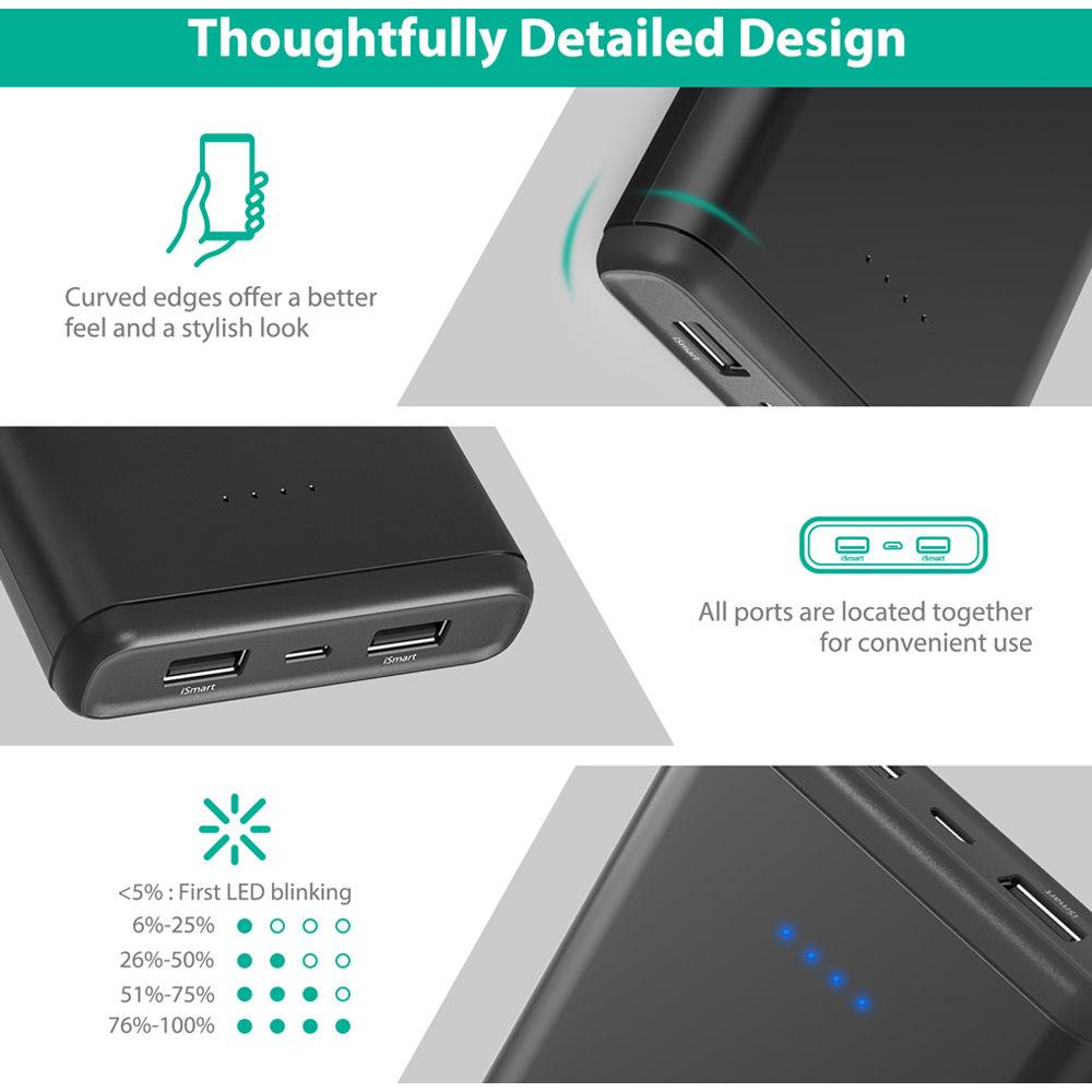 RAVPower 20,000mAh RP-PB006 Power Bank