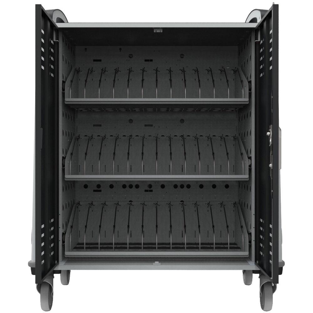 Rocstor Volt C36 AC Sync & Charging Cart for 36 Devices Up to 15.6"