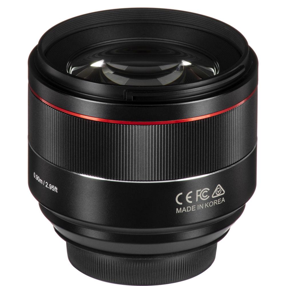 Samyang AF 85mm f 1.4 EF Lens for Canon EF