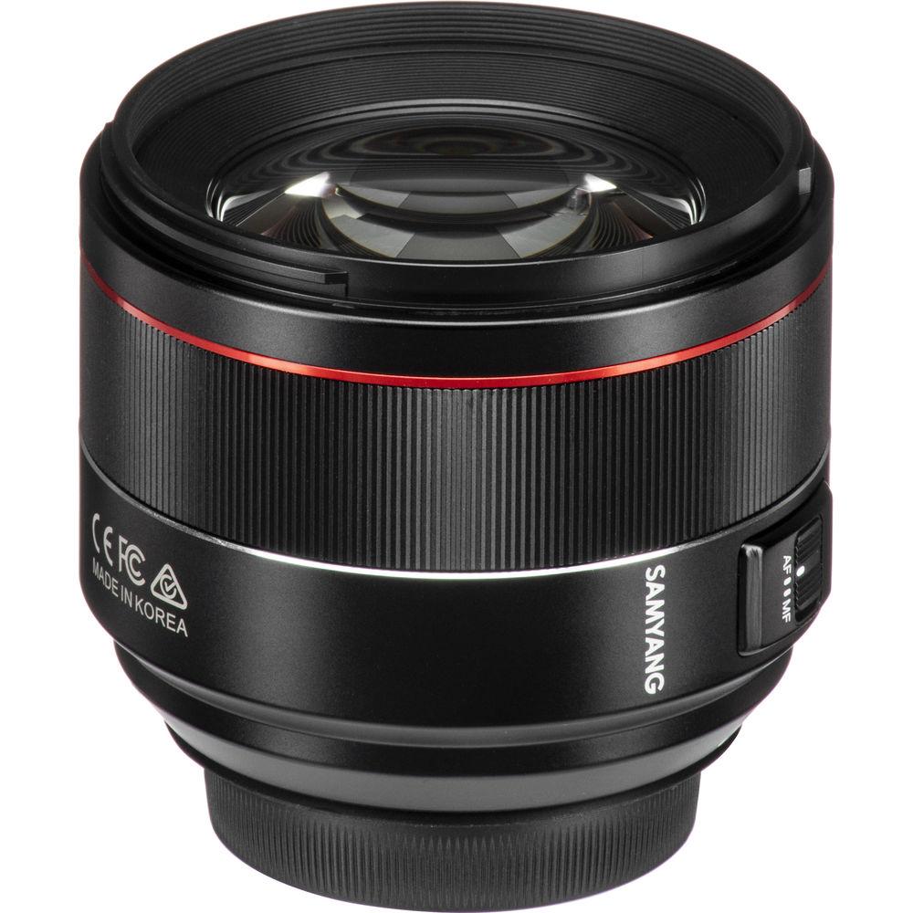 Samyang AF 85mm f 1.4 EF Lens for Canon EF
