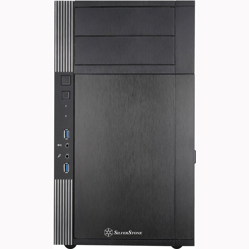 SilverStone Precision Series PS07 Micro-ATX Chassis with Windowed Side Panel