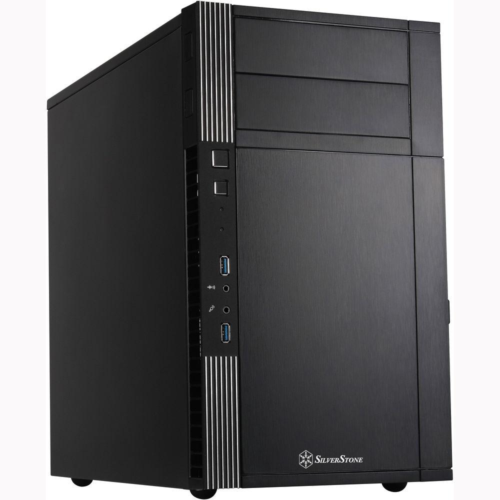 SilverStone Precision Series PS07 Micro-ATX Chassis with Windowed Side Panel