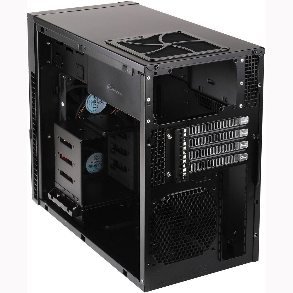 SilverStone Precision Series PS07 Micro-ATX Chassis with Windowed Side Panel