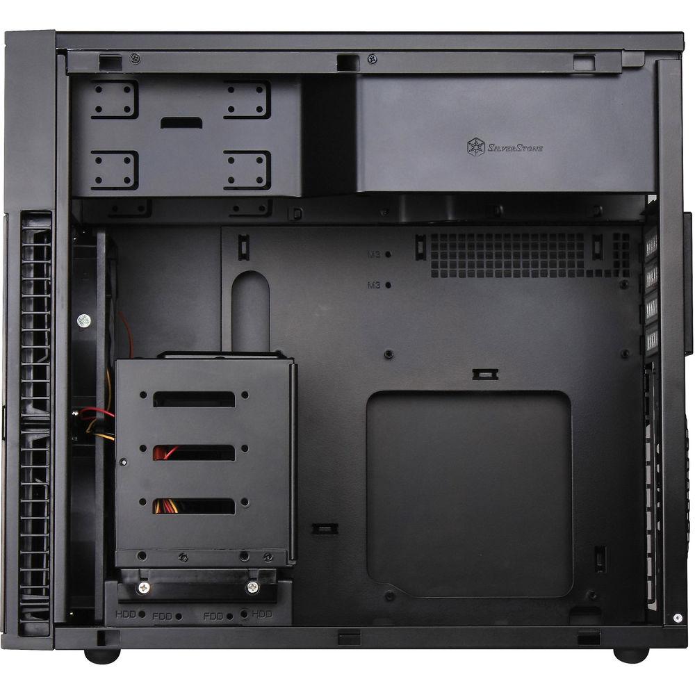 SilverStone Precision Series PS07 Micro-ATX Chassis with Windowed Side Panel