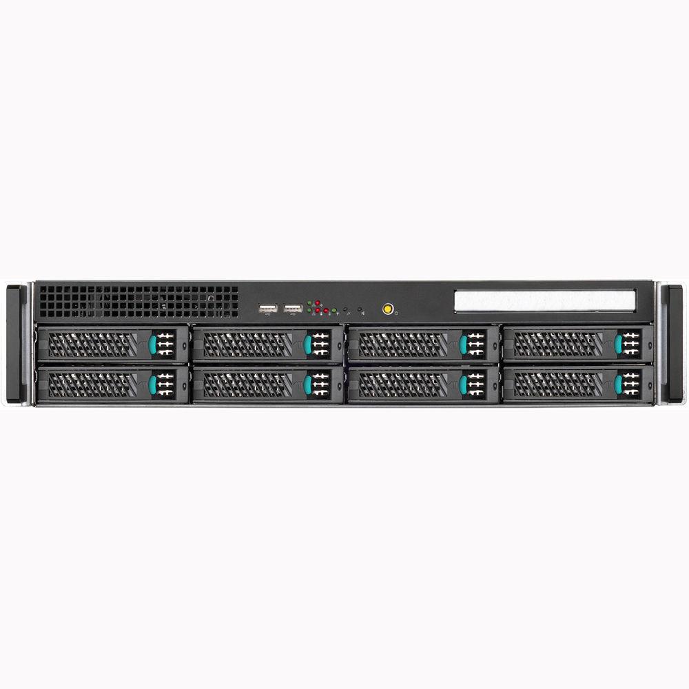 SilverStone RM208 8-Bay 3.5" Server Chassis with Sliding Rail Kit