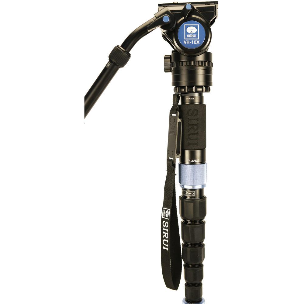 Sirui P-326SR Photo Video Monopod with VH-10X Head