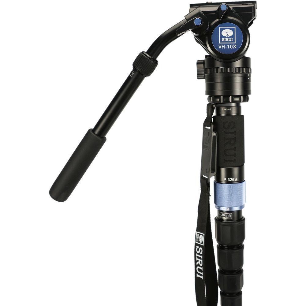 Sirui P-326SR Photo Video Monopod with VH-10X Head