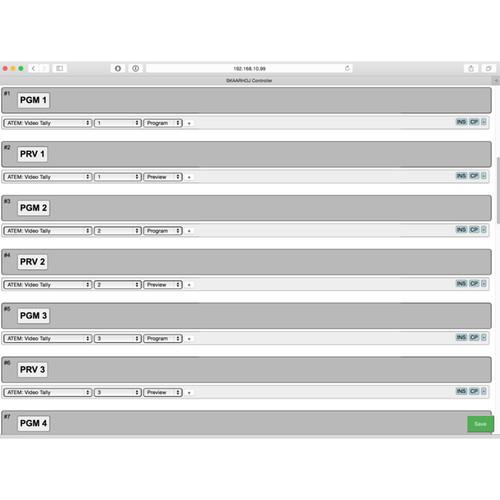 SKAARHOJ Tally Light for Tally Box System