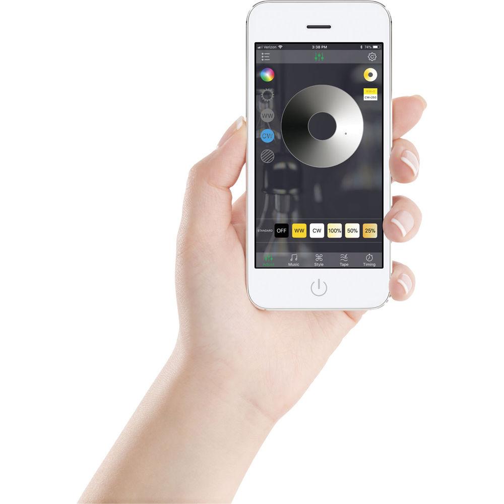 Smith-Victor SmartLED Spectrum On-Camera Bi-Color LED Light with RGB