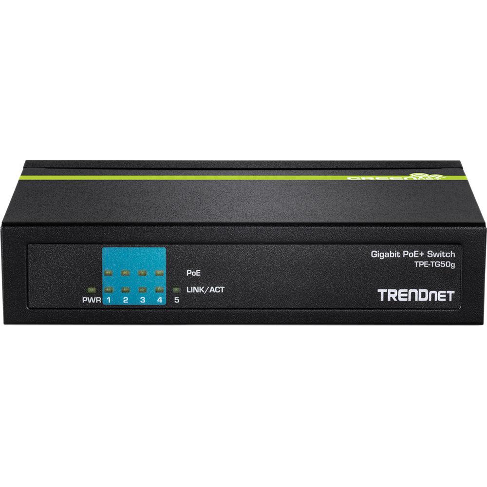TRENDnet TPE-TG50G 5-Port Gigabit PoE Switch
