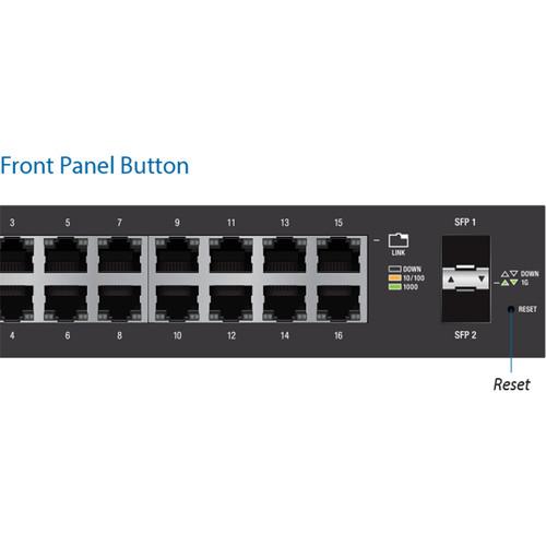 Ubiquiti Networks EdgeSwitch 16-Port 150-Watt Managed PoE Gigabit Switch with SFP