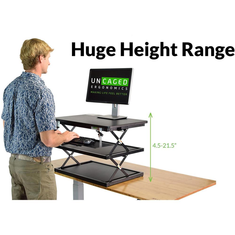 Uncaged Ergonomics Changedesk Tall Stand Up Desk Converter