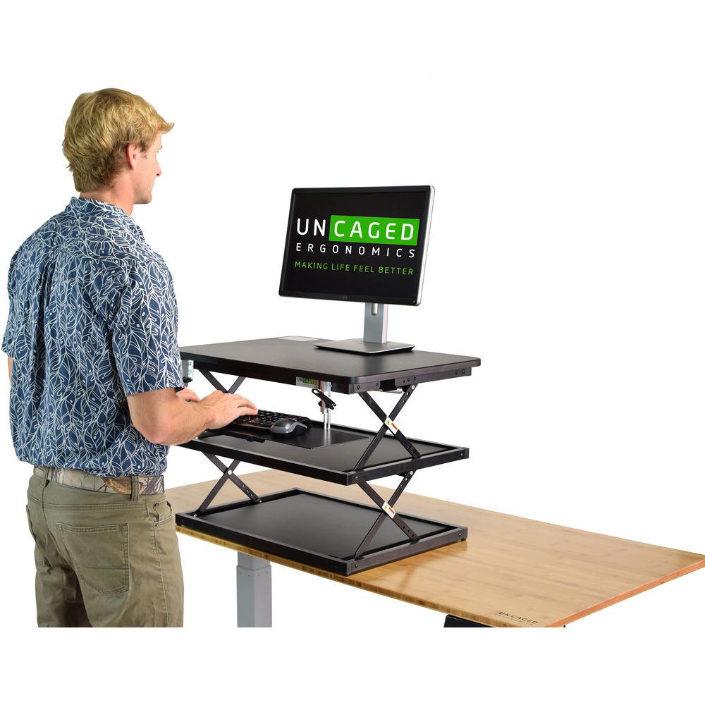 Uncaged Ergonomics Changedesk Tall Stand Up Desk Converter