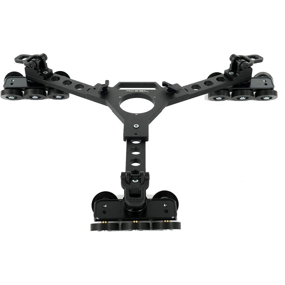 ACETEK lapetus 2400 Slider with Feet, Two Side Brackets & Trolley Case