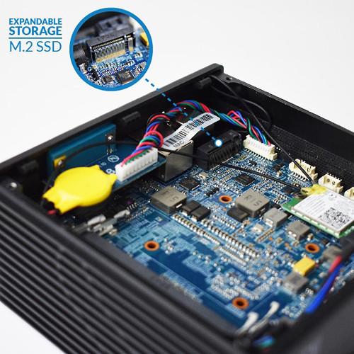 Azulle Inspire Fanless Mini PC Barebone System