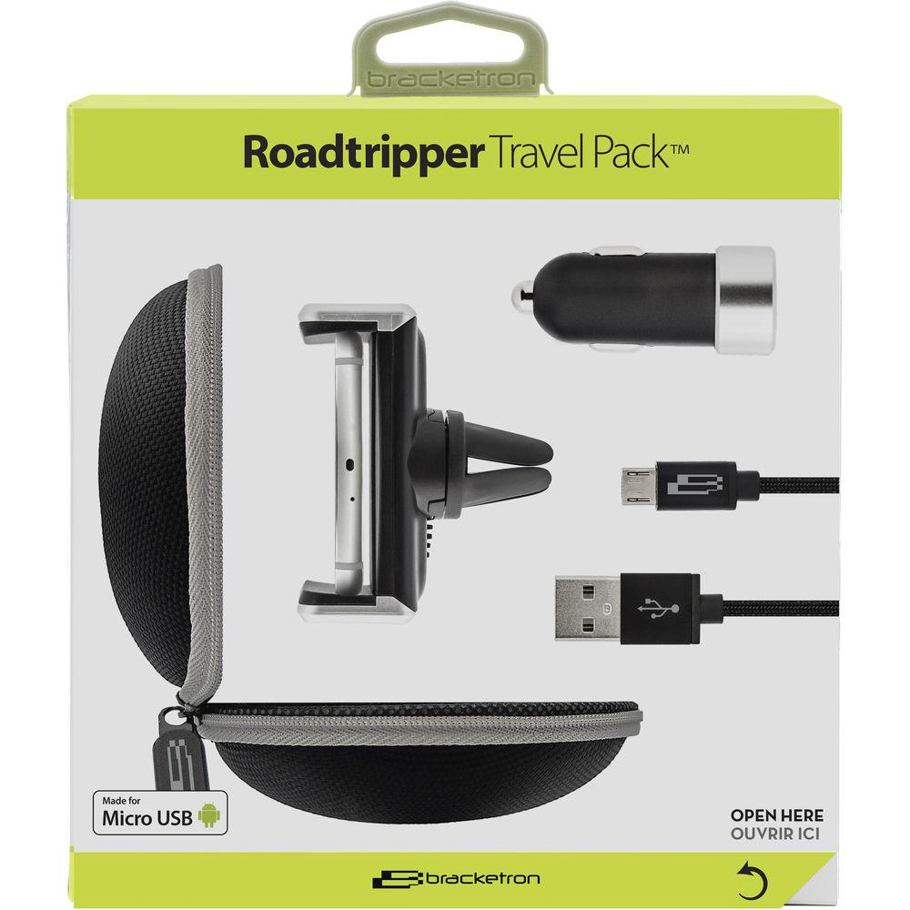 Bracketron Roadtripper Travel Pack Micro-USB Kit