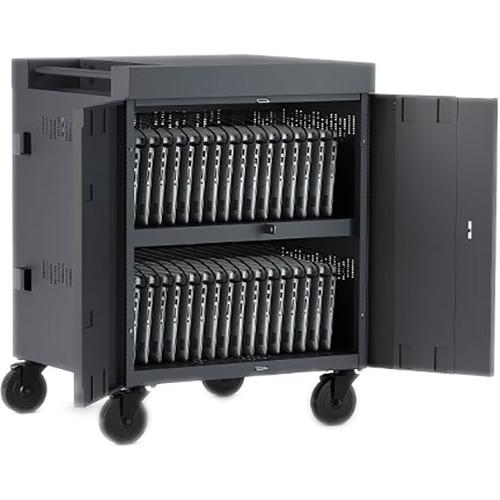 Bretford 16-Device CUBE Charging Cart for Chromebooks, Laptops, & Tablets