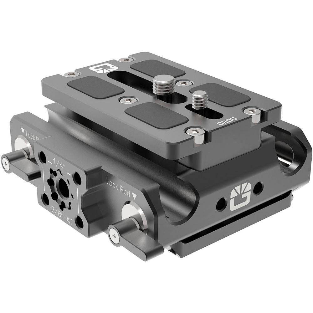 Bright Tangerine Canon C200 C700 Left Field Quick Release Baseplate Kit