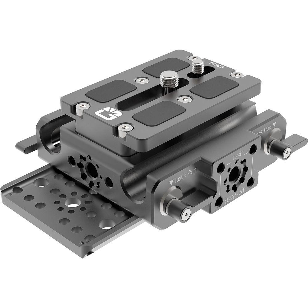 Bright Tangerine Canon C200 C700 Left Field Quick Release Baseplate Kit