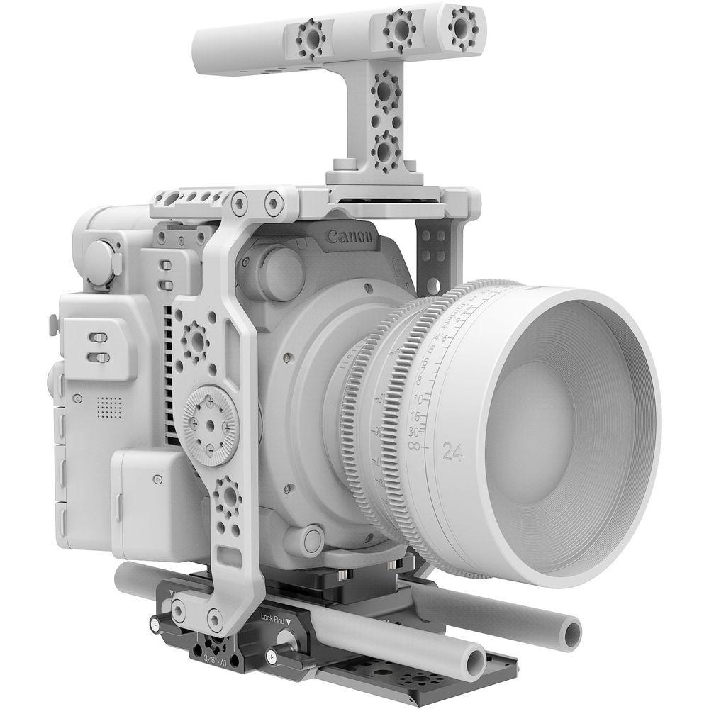 Bright Tangerine Canon C200 C700 Left Field Quick Release Baseplate Kit