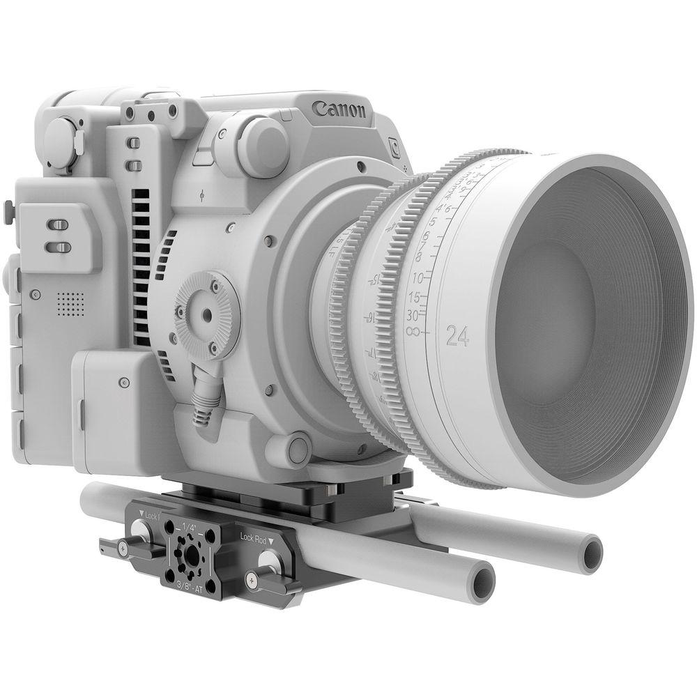 Bright Tangerine Canon C200 C700 Left Field Quick Release Baseplate Kit