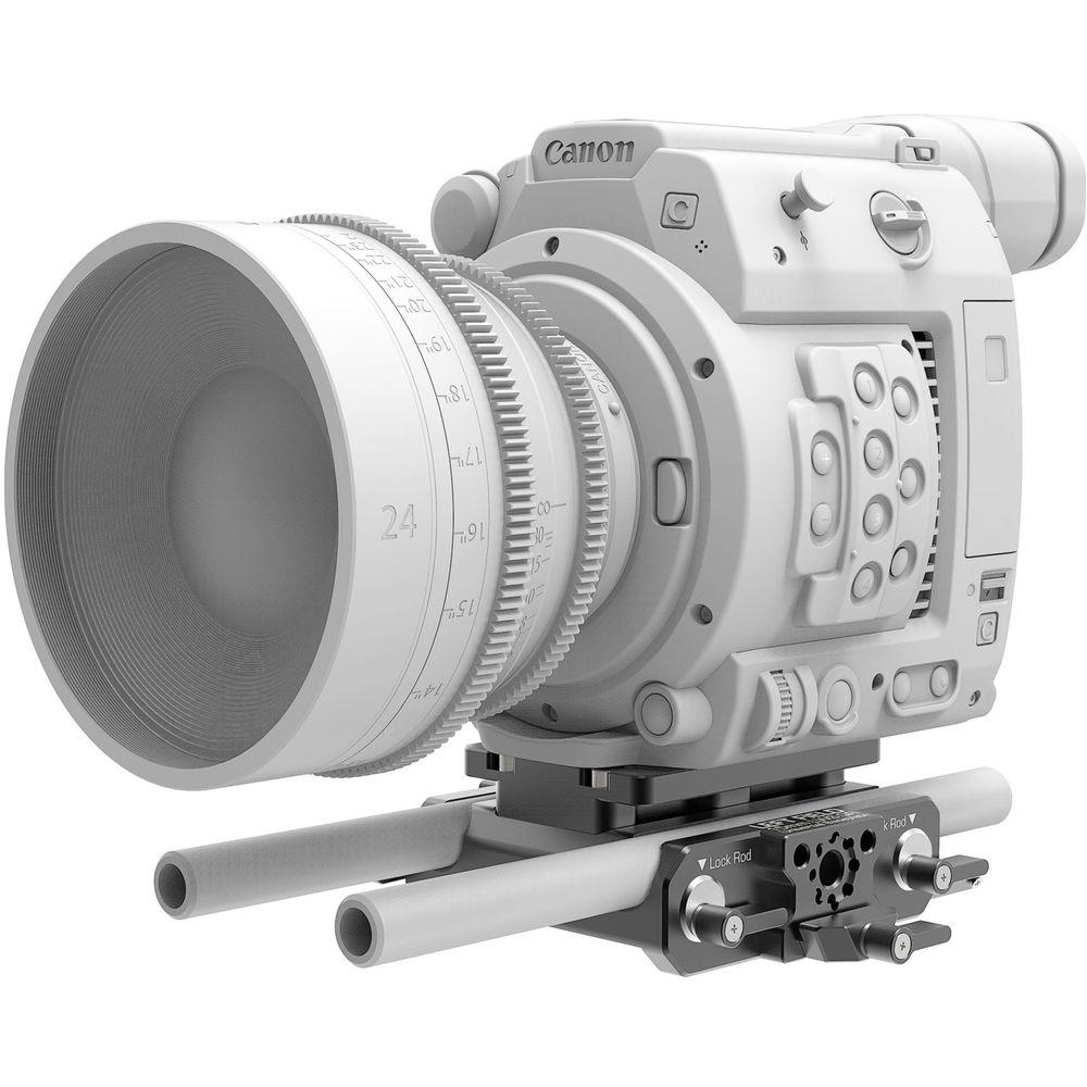 Bright Tangerine Canon C200 C700 Left Field Quick Release Baseplate Kit