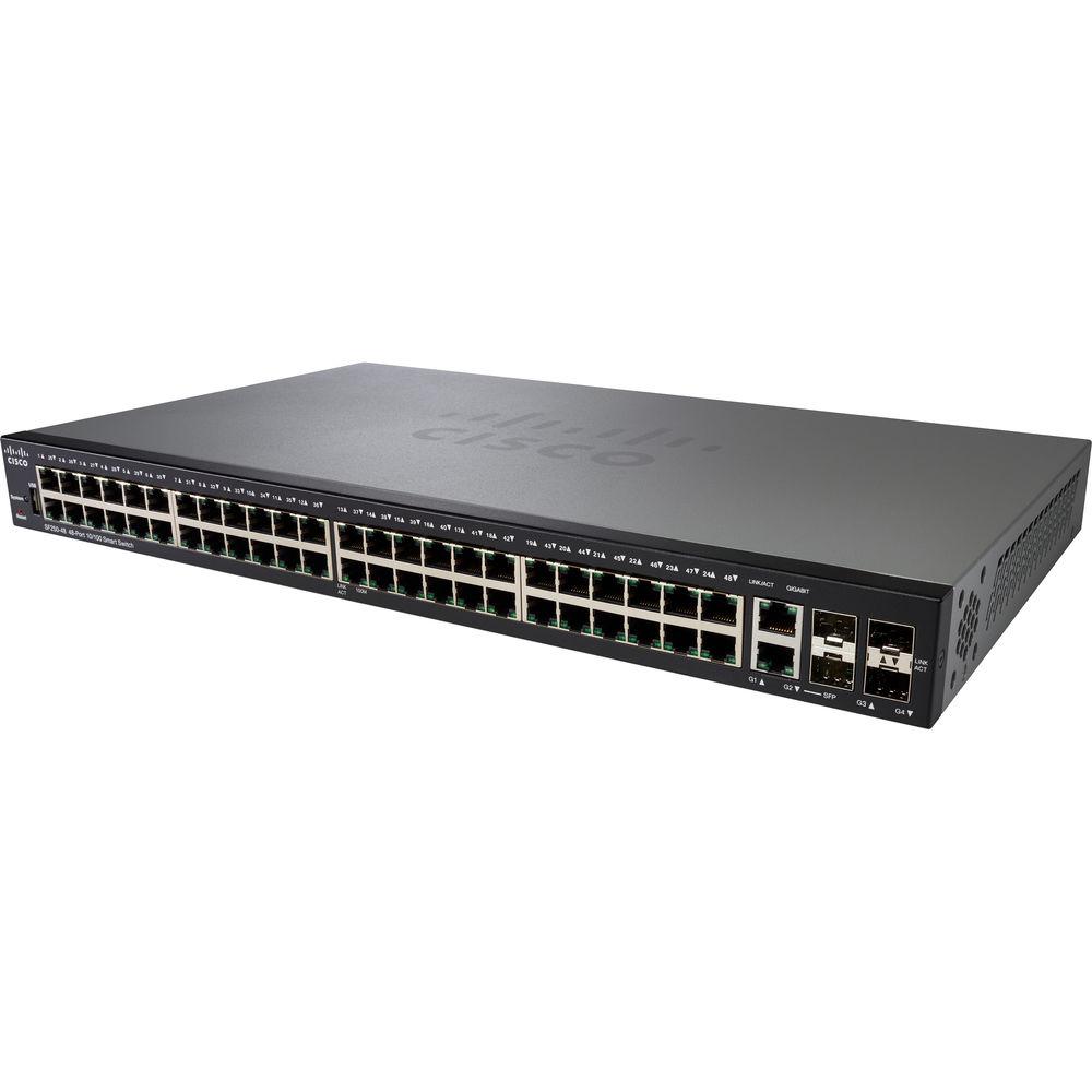 Cisco SF250-48 48-Port Fast Ethernet Smart Switch