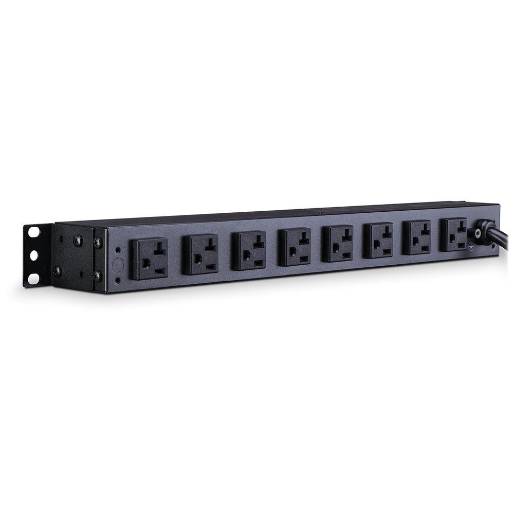 CyberPower PDU 16A 100-125 50 60Hz Nema 5-20P Plug,12-Out 5-20R, Rackmount 1U,15