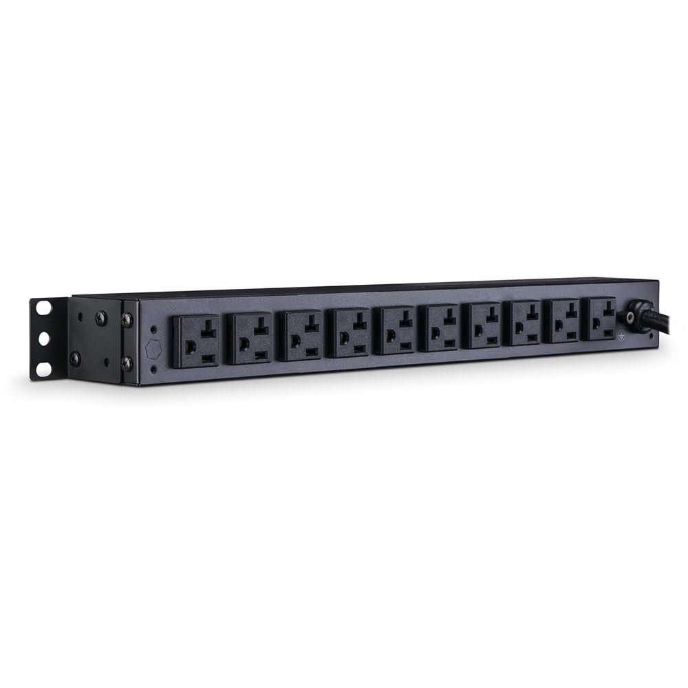 CyberPower PDU 16A 100-125V 50 60Hz Nema L5-20P Plug,10 Nema 5-20R,1U 15