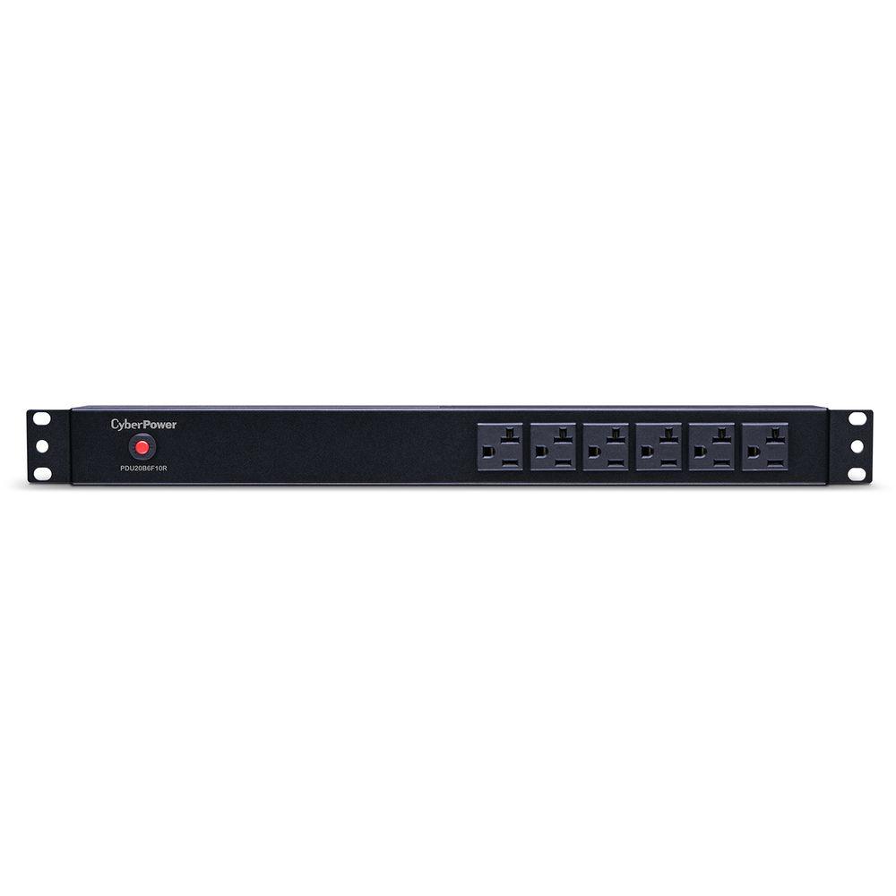 CyberPower PDU 16A 120V 50 60Hz Nema 5-20P Plug,16-Out 5-20R, Rackmount 1U,15